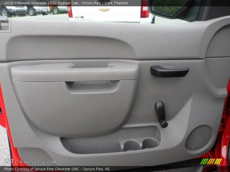Victory Red / Dark Titanium 2010 Chevrolet Silverado 1500 Regular Cab