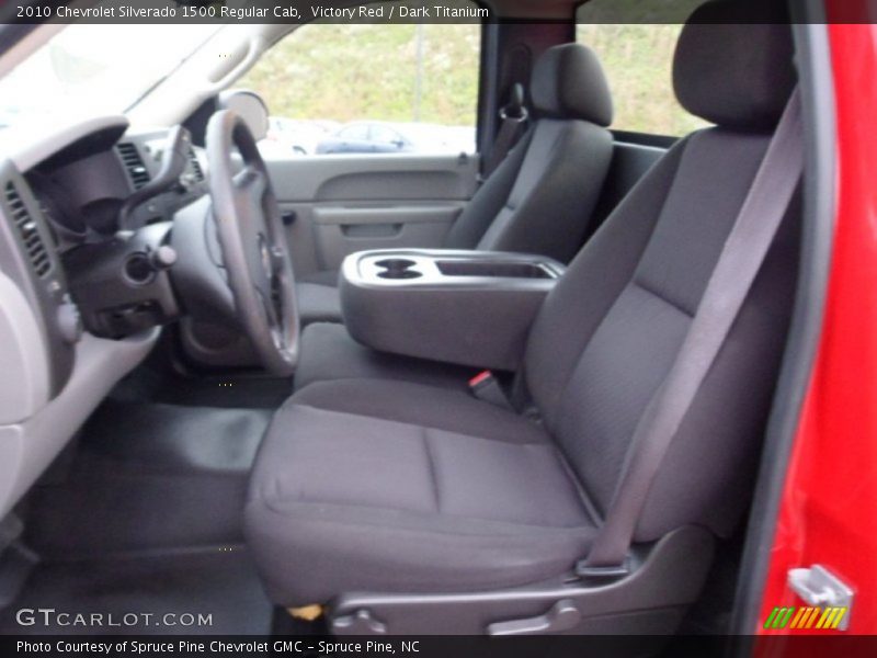 Victory Red / Dark Titanium 2010 Chevrolet Silverado 1500 Regular Cab