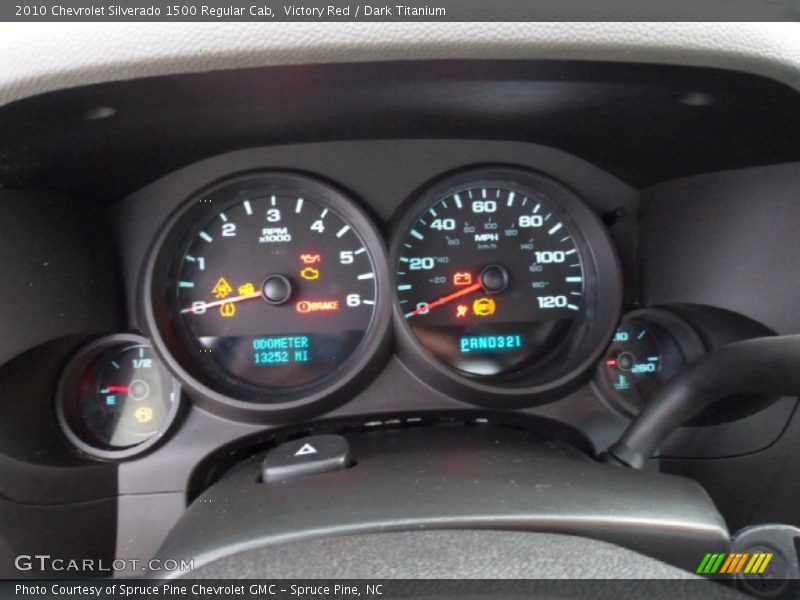  2010 Silverado 1500 Regular Cab Regular Cab Gauges