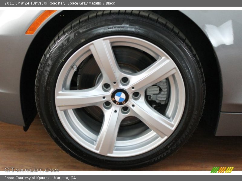 Space Gray Metallic / Black 2011 BMW Z4 sDrive30i Roadster