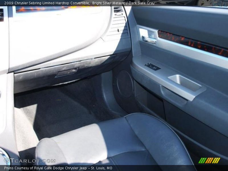 Bright Silver Metallic / Dark Slate Gray 2009 Chrysler Sebring Limited Hardtop Convertible