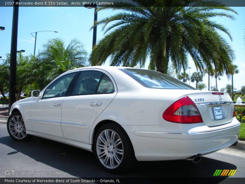 Arctic White / Cashmere 2007 Mercedes-Benz E 350 Sedan