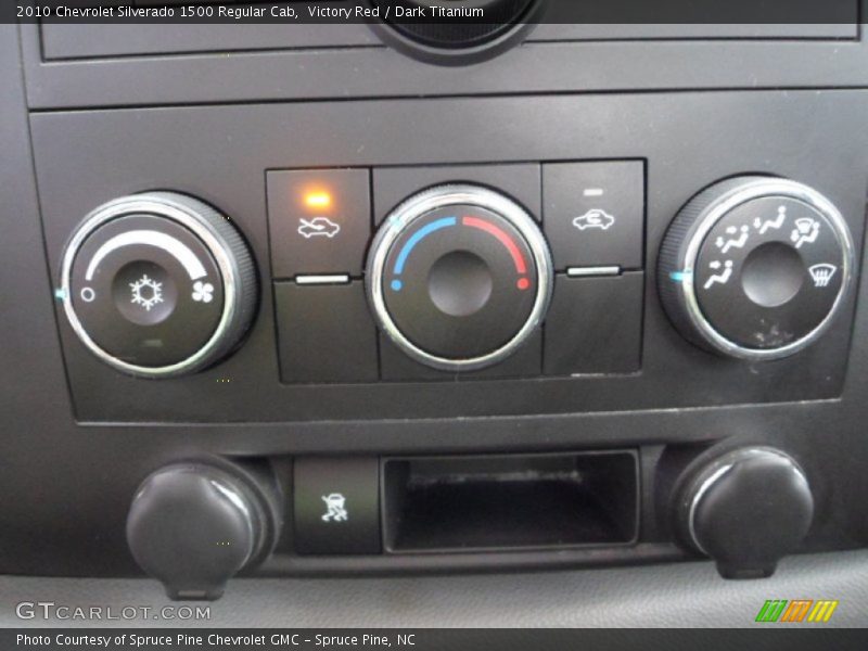 Controls of 2010 Silverado 1500 Regular Cab