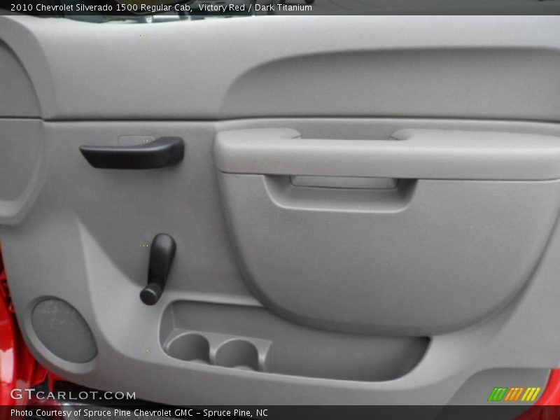 Victory Red / Dark Titanium 2010 Chevrolet Silverado 1500 Regular Cab