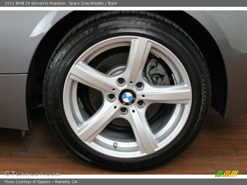 Space Gray Metallic / Black 2011 BMW Z4 sDrive30i Roadster