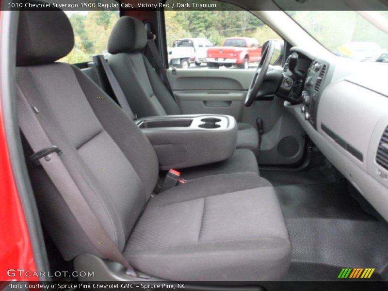 Victory Red / Dark Titanium 2010 Chevrolet Silverado 1500 Regular Cab