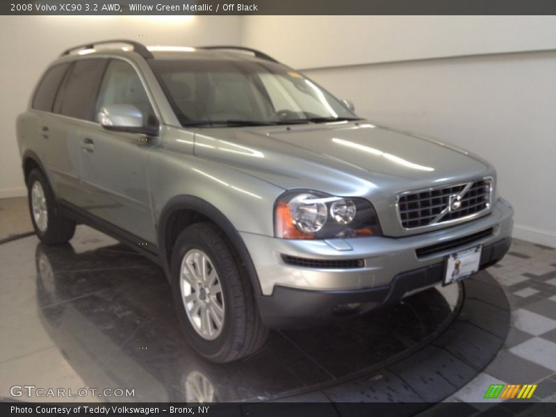 Willow Green Metallic / Off Black 2008 Volvo XC90 3.2 AWD