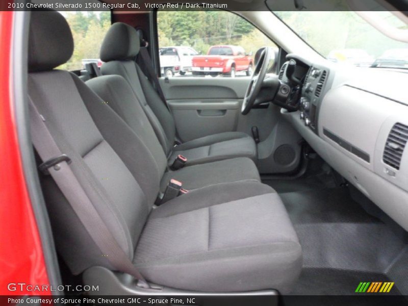 Victory Red / Dark Titanium 2010 Chevrolet Silverado 1500 Regular Cab