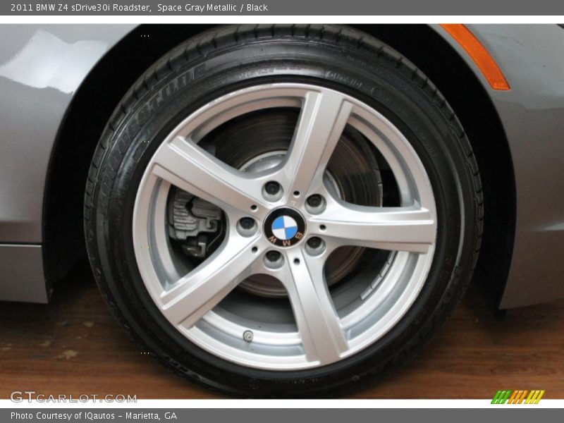 Space Gray Metallic / Black 2011 BMW Z4 sDrive30i Roadster