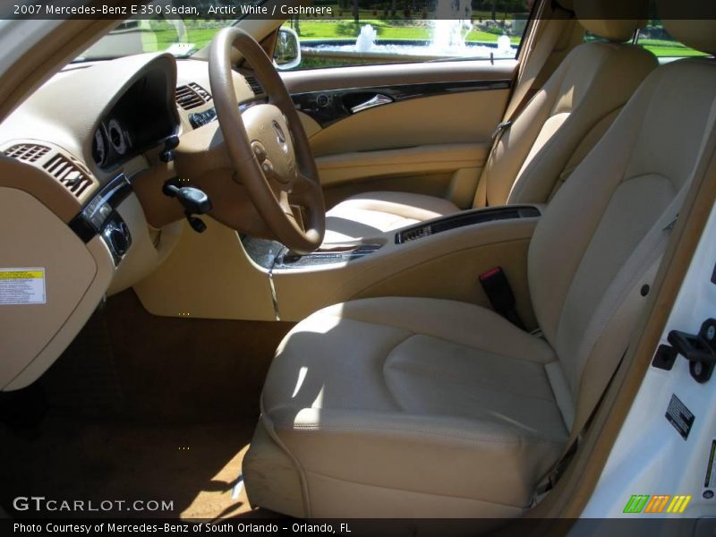 Arctic White / Cashmere 2007 Mercedes-Benz E 350 Sedan