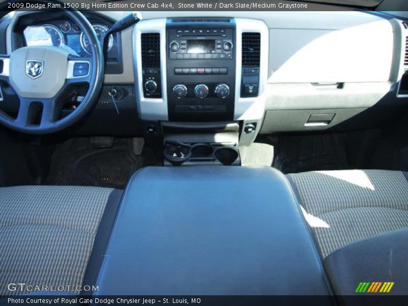 Stone White / Dark Slate/Medium Graystone 2009 Dodge Ram 1500 Big Horn Edition Crew Cab 4x4
