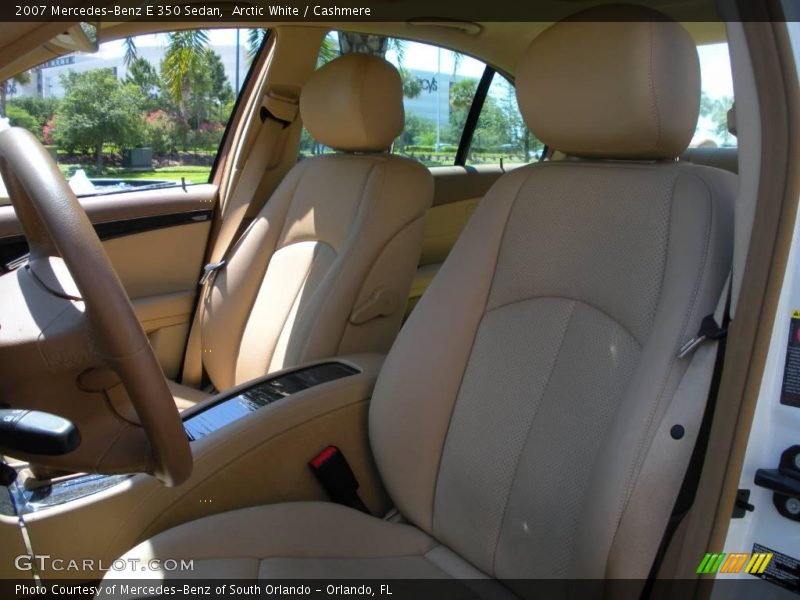 Arctic White / Cashmere 2007 Mercedes-Benz E 350 Sedan