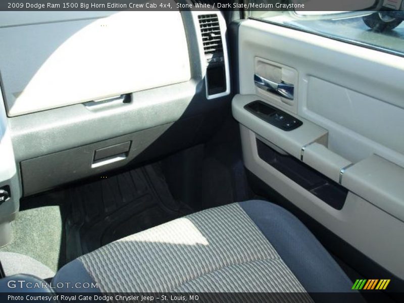 Stone White / Dark Slate/Medium Graystone 2009 Dodge Ram 1500 Big Horn Edition Crew Cab 4x4