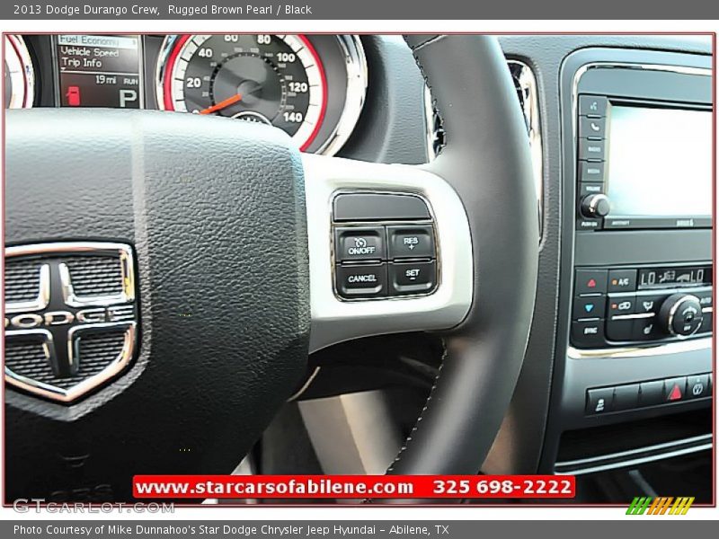 Rugged Brown Pearl / Black 2013 Dodge Durango Crew