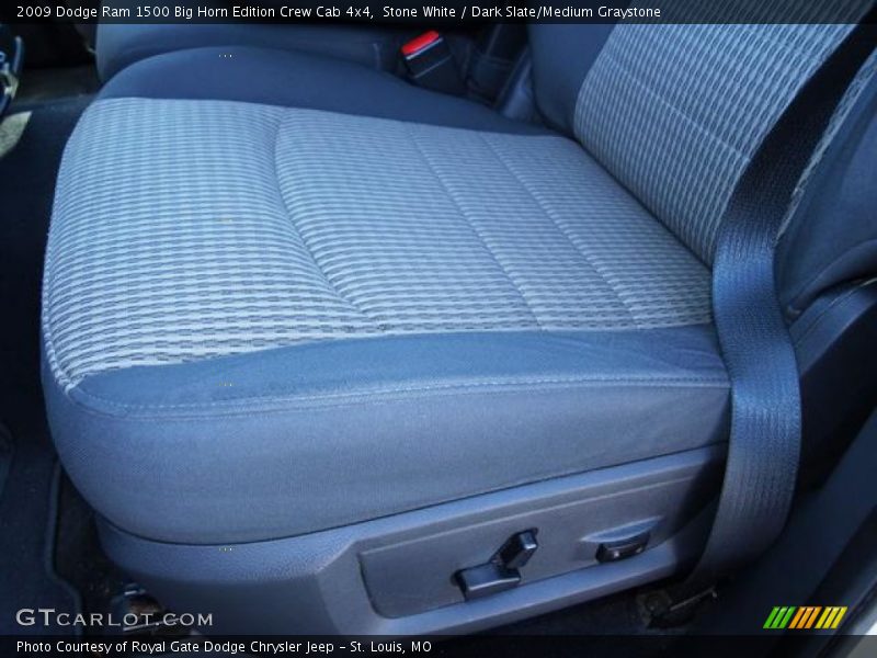 Stone White / Dark Slate/Medium Graystone 2009 Dodge Ram 1500 Big Horn Edition Crew Cab 4x4