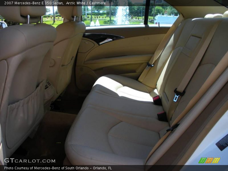 Arctic White / Cashmere 2007 Mercedes-Benz E 350 Sedan