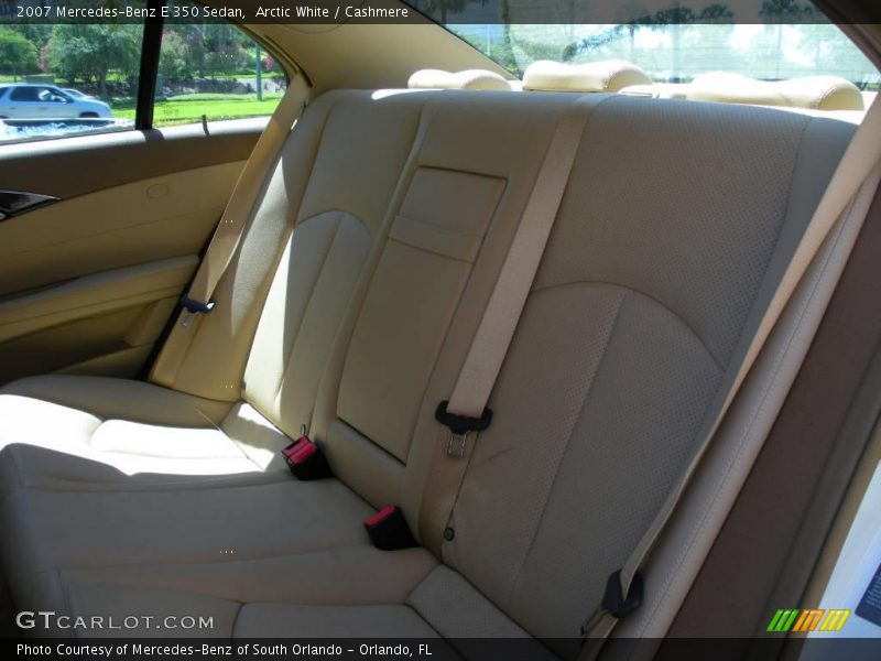Arctic White / Cashmere 2007 Mercedes-Benz E 350 Sedan