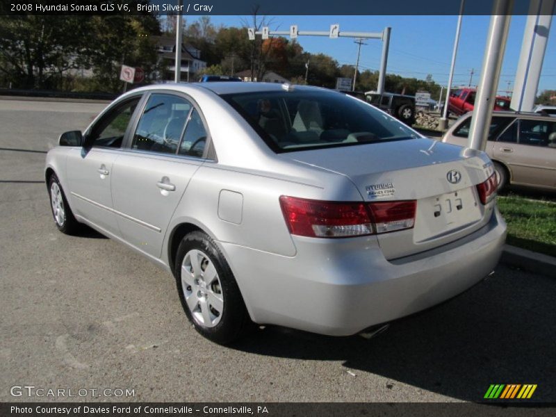 Bright Silver / Gray 2008 Hyundai Sonata GLS V6