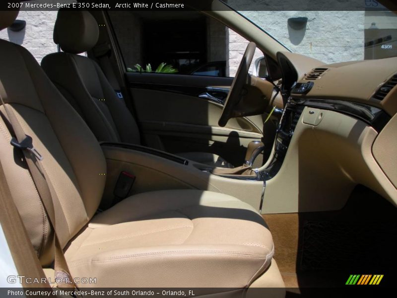 Arctic White / Cashmere 2007 Mercedes-Benz E 350 Sedan