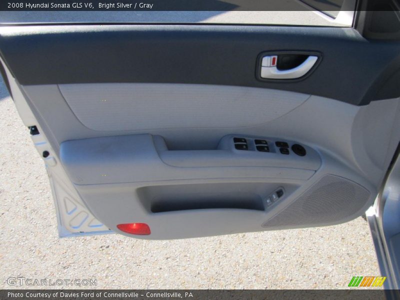 Bright Silver / Gray 2008 Hyundai Sonata GLS V6