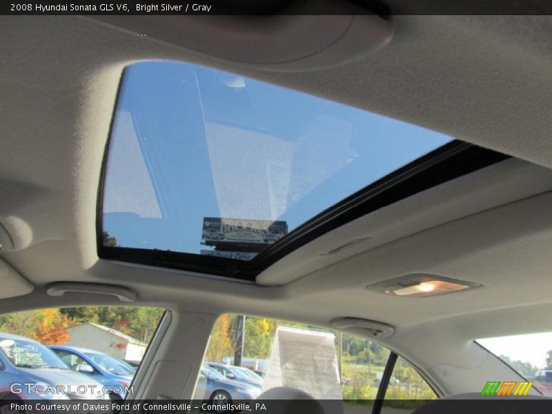 Bright Silver / Gray 2008 Hyundai Sonata GLS V6