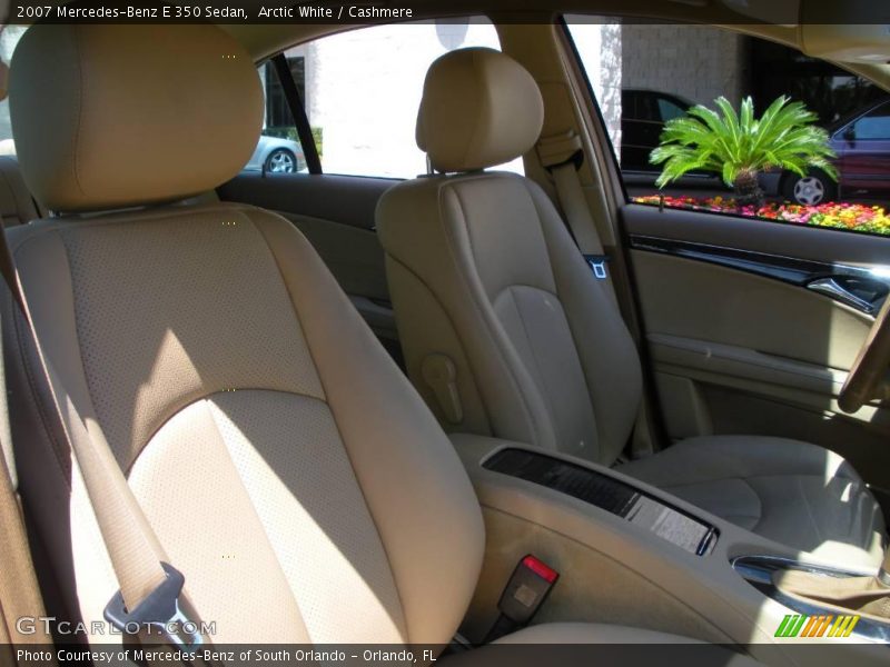 Arctic White / Cashmere 2007 Mercedes-Benz E 350 Sedan