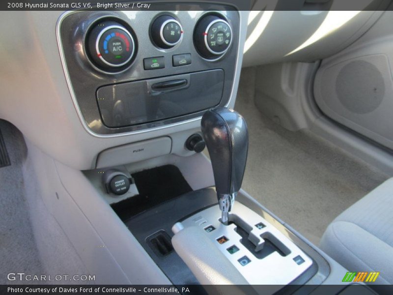 Bright Silver / Gray 2008 Hyundai Sonata GLS V6