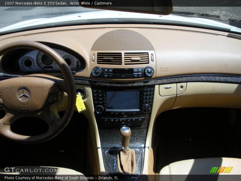 Arctic White / Cashmere 2007 Mercedes-Benz E 350 Sedan