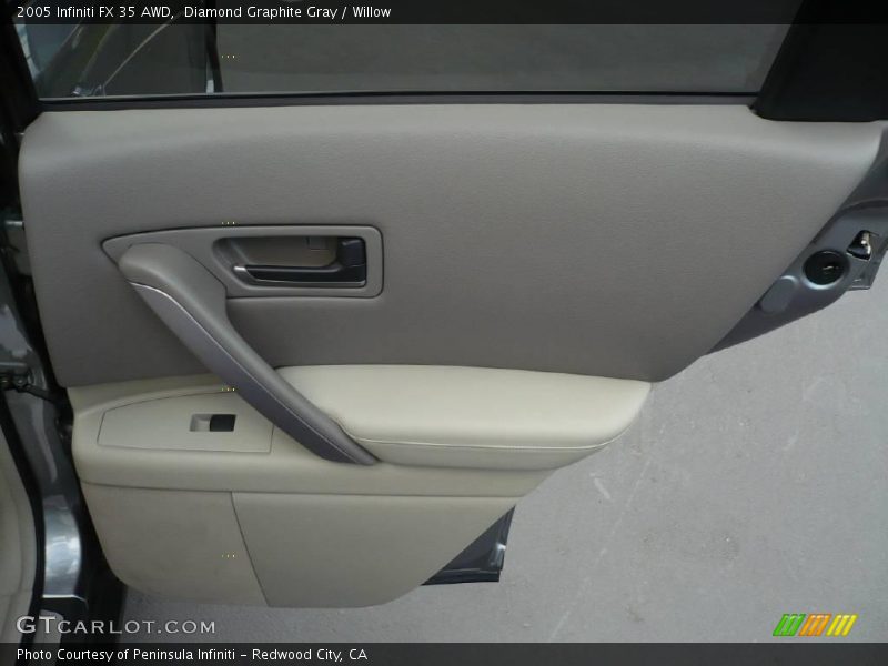 Diamond Graphite Gray / Willow 2005 Infiniti FX 35 AWD