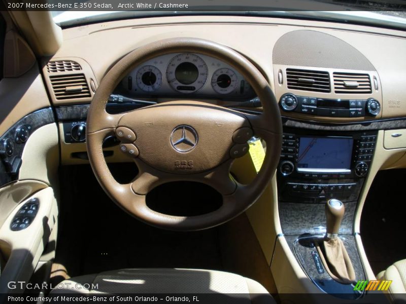 Arctic White / Cashmere 2007 Mercedes-Benz E 350 Sedan
