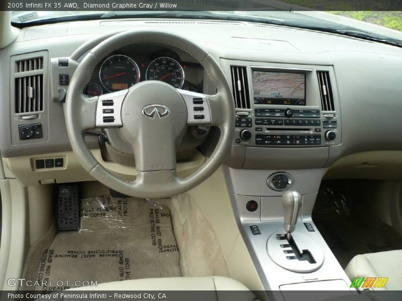 Diamond Graphite Gray / Willow 2005 Infiniti FX 35 AWD