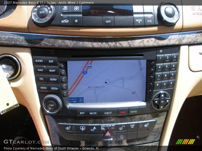 Arctic White / Cashmere 2007 Mercedes-Benz E 350 Sedan
