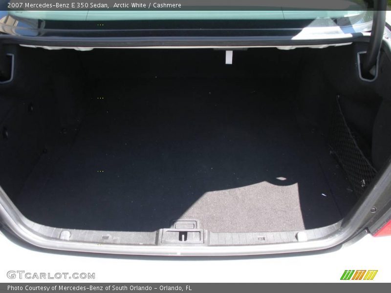 Arctic White / Cashmere 2007 Mercedes-Benz E 350 Sedan