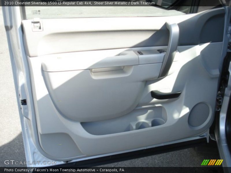 Sheer Silver Metallic / Dark Titanium 2010 Chevrolet Silverado 1500 LS Regular Cab 4x4