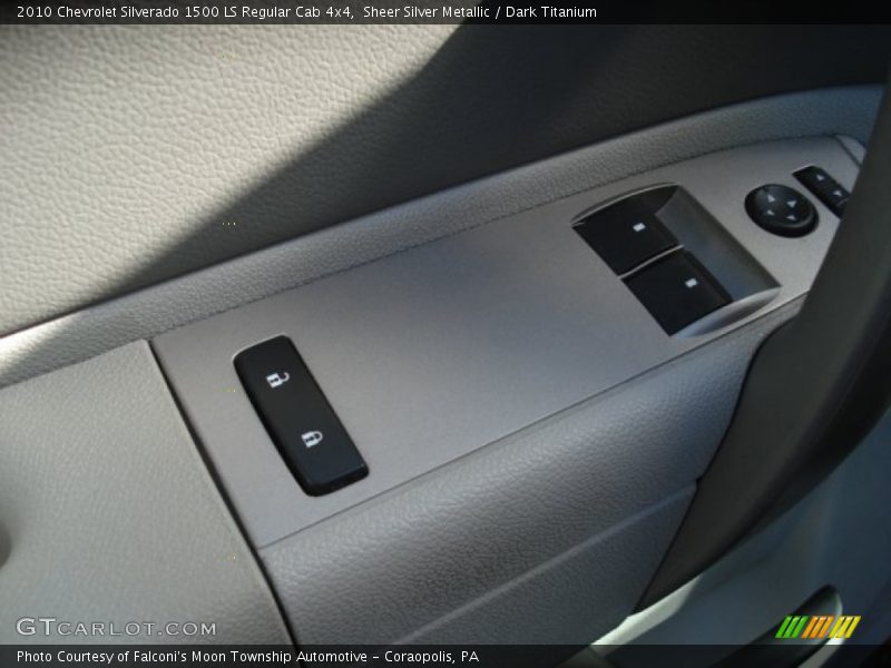 Sheer Silver Metallic / Dark Titanium 2010 Chevrolet Silverado 1500 LS Regular Cab 4x4
