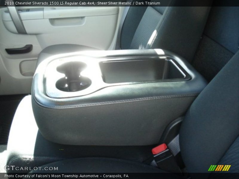 Sheer Silver Metallic / Dark Titanium 2010 Chevrolet Silverado 1500 LS Regular Cab 4x4