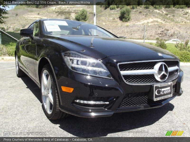 Black / Almond/Mocha 2012 Mercedes-Benz CLS 550 Coupe