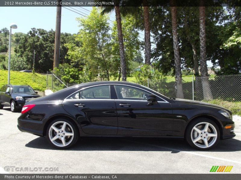 Black / Almond/Mocha 2012 Mercedes-Benz CLS 550 Coupe