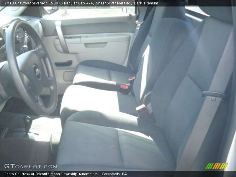 Sheer Silver Metallic / Dark Titanium 2010 Chevrolet Silverado 1500 LS Regular Cab 4x4