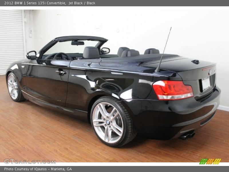 Jet Black / Black 2012 BMW 1 Series 135i Convertible