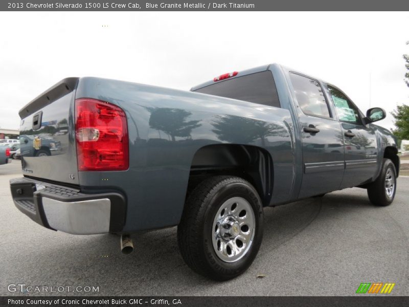 Blue Granite Metallic / Dark Titanium 2013 Chevrolet Silverado 1500 LS Crew Cab