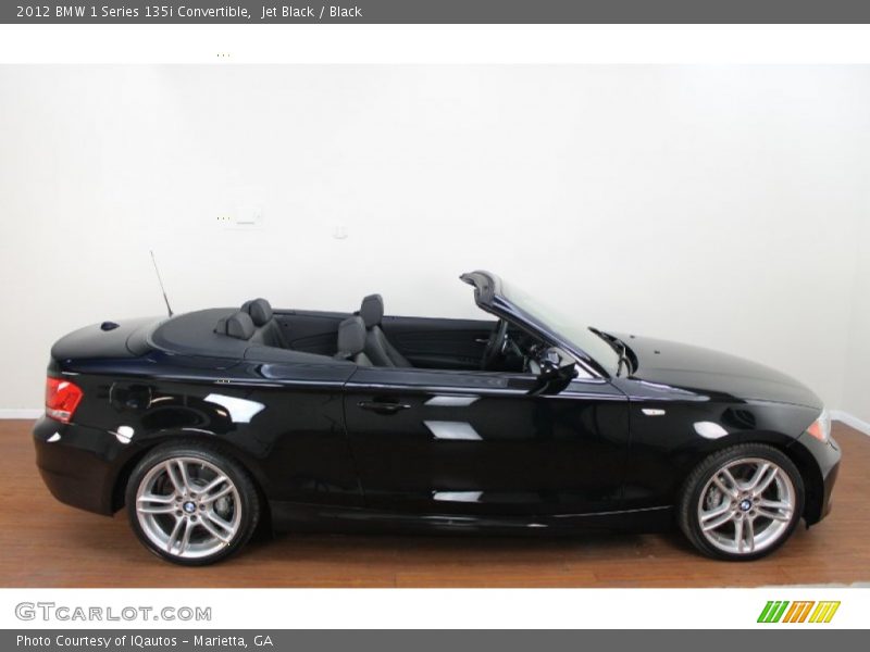 Jet Black / Black 2012 BMW 1 Series 135i Convertible