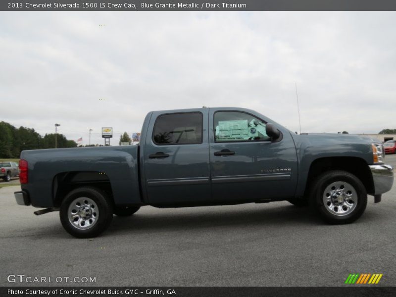 Blue Granite Metallic / Dark Titanium 2013 Chevrolet Silverado 1500 LS Crew Cab