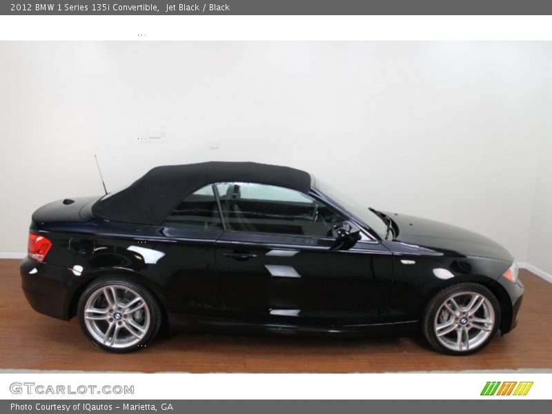 Jet Black / Black 2012 BMW 1 Series 135i Convertible