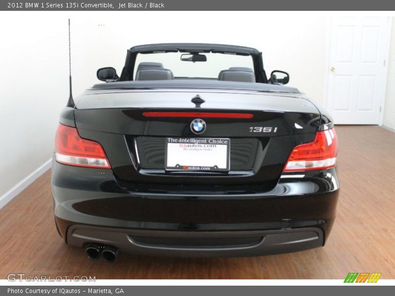 Jet Black / Black 2012 BMW 1 Series 135i Convertible