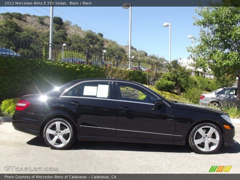 Black / Black 2011 Mercedes-Benz E 350 Sedan