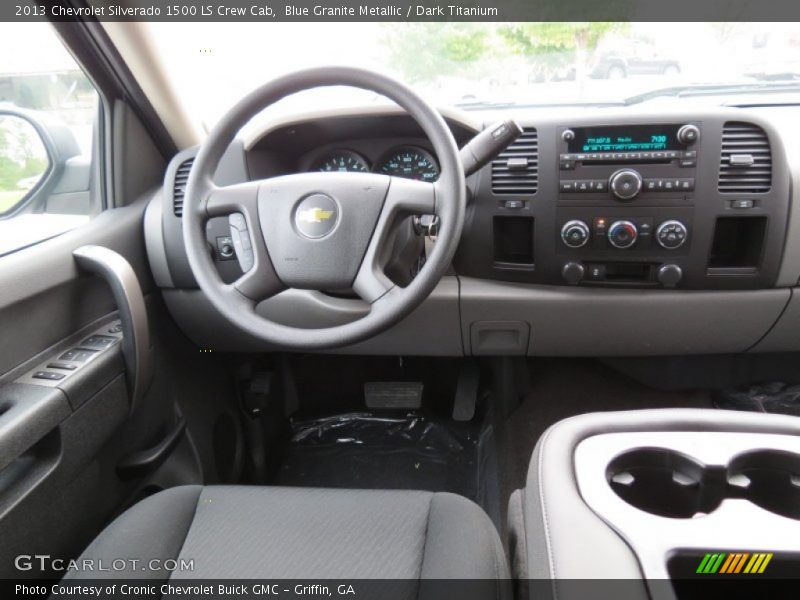Blue Granite Metallic / Dark Titanium 2013 Chevrolet Silverado 1500 LS Crew Cab