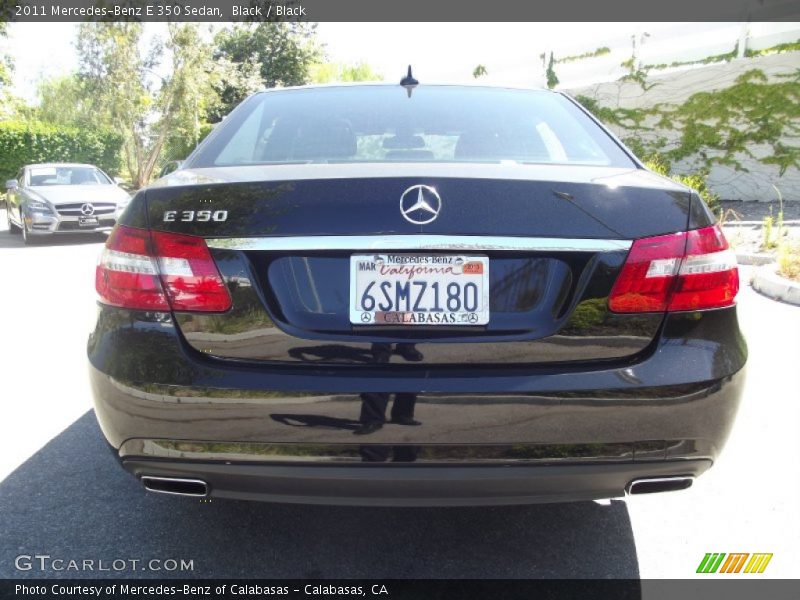 Black / Black 2011 Mercedes-Benz E 350 Sedan
