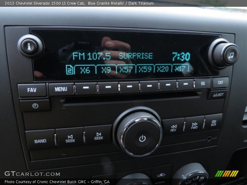 Blue Granite Metallic / Dark Titanium 2013 Chevrolet Silverado 1500 LS Crew Cab