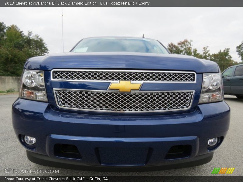 Blue Topaz Metallic / Ebony 2013 Chevrolet Avalanche LT Black Diamond Edition